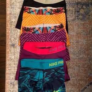 Nike Pros Spandex Shorts